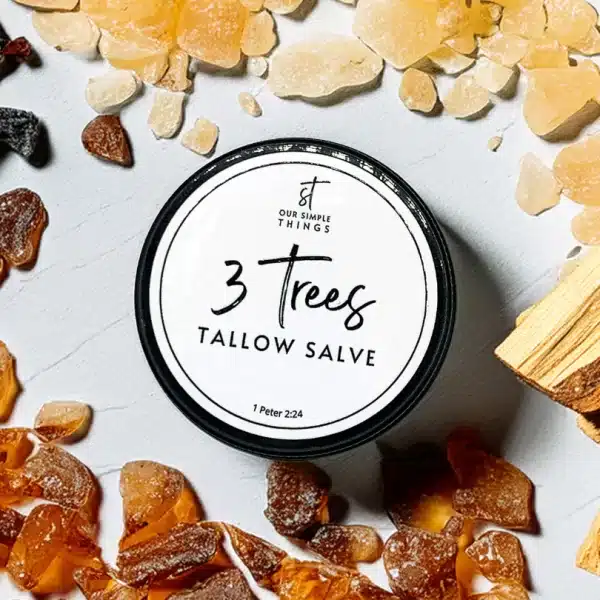 3 Trees Tallow Balm with Frankincense, Myrrh, and Palo Santo