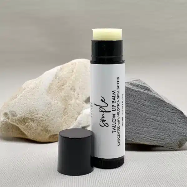 Simple Tallow Lip Balm with Nilotica Shea Butter