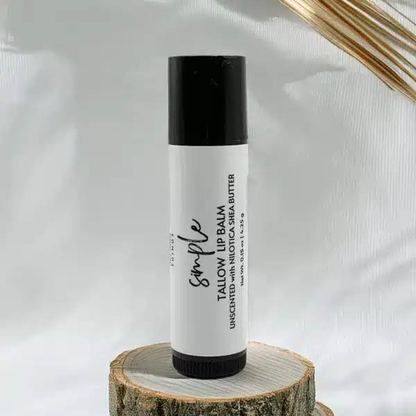 Simple Tallow Lip Balm with Nilotica Shea Butter